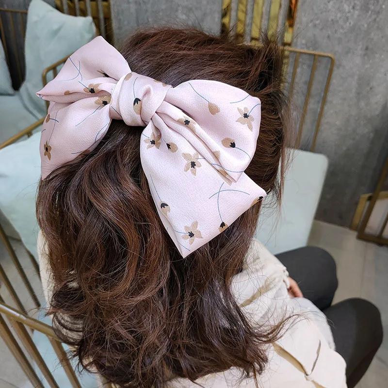 Заколка для волос женщин и девочек двухслойная заколка с узлом бантом конского
