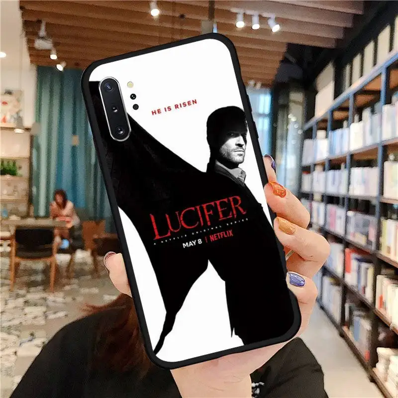 

American TV Degenerate angel Lucifer Phone Case For Samsung A50 A51 A71 A20E A20S S10 S20 S21 S30 Plus ultra 5G M11 funda cover