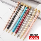 Шариковая ручка с маленькой короной, рекламная подарочная ручка на заказ, Канцтовары, школьные принадлежности с логотипом на заказ, оптом