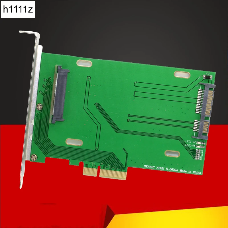 Плата расширения H1111Z PCI E 3 0x4 Lane к U.2 U2 адаптер хоста для материнской платы Intel 750 2 5