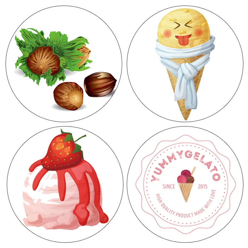 DIY японская фотобумага для летней маскировки мороженого и орехов фотоклейкие