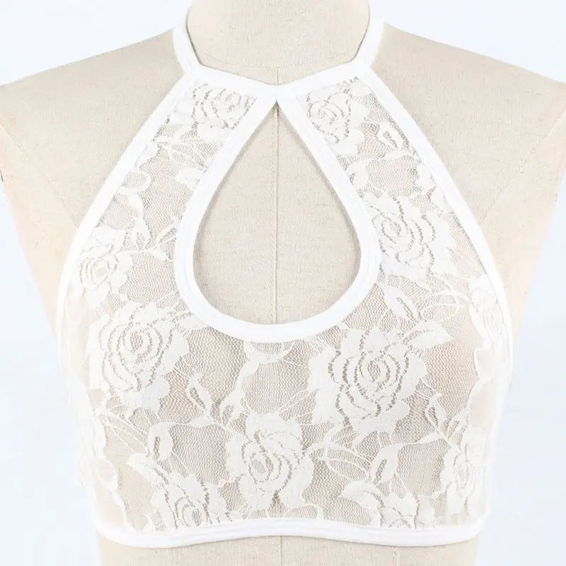 Женское сексуальное прозрачное ажурное нижнее белье с цветочным кружевом и