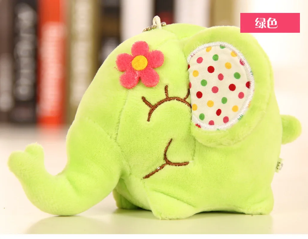 Бесплатная Прямая поставка Kawaii цветочный слон Кукла Плюшевая мягкая игрушка