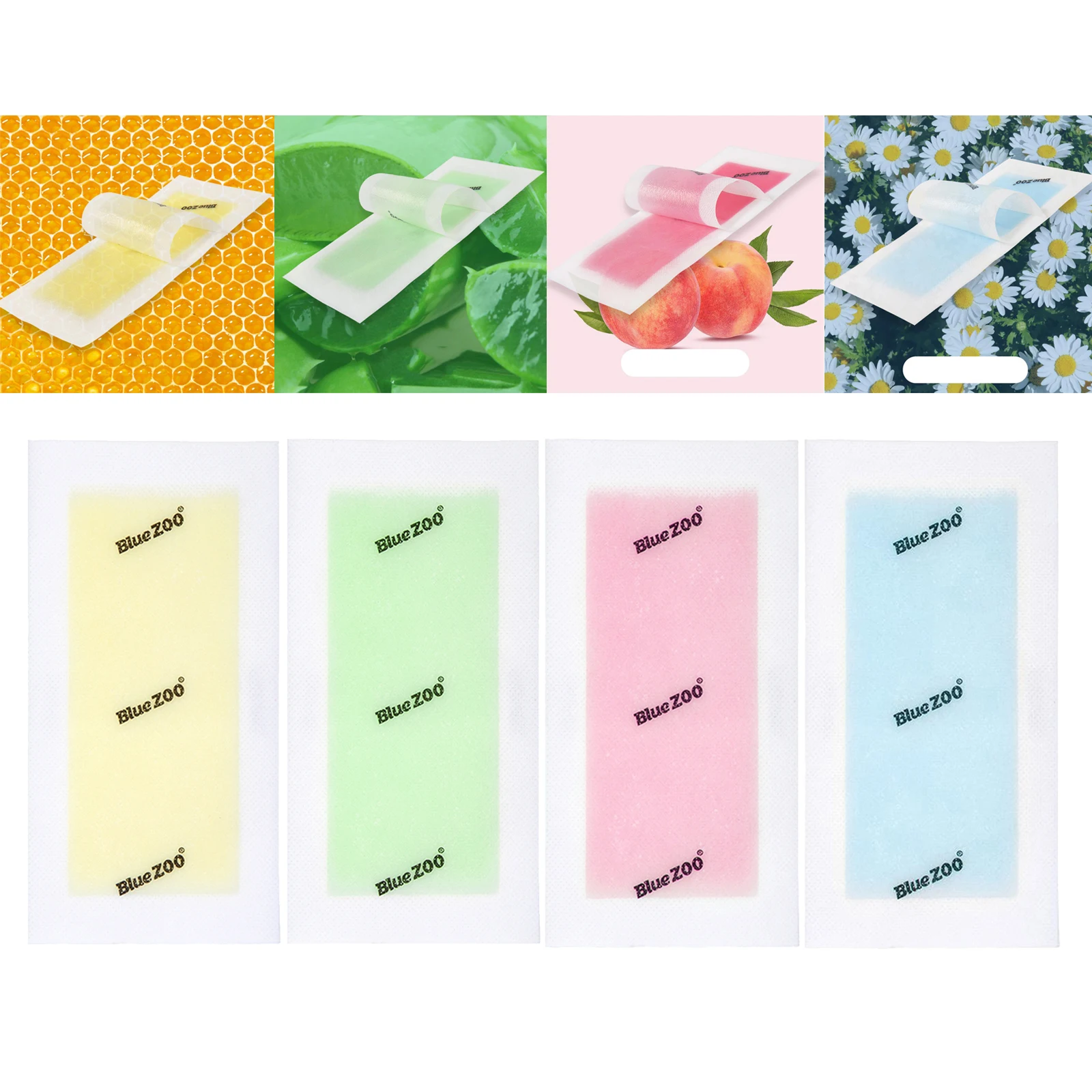 

10 Sheets Wax Strips Wax Hair Remover for Body Arm Leg Face Underarm And Bikini