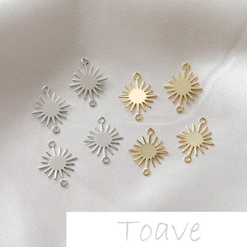 

Из 14-каратного золота с двойной висит звезда «Метеор» простые двойная подвесная ссылка пряжки ювелирные изделия diy серьги материал аксессуары