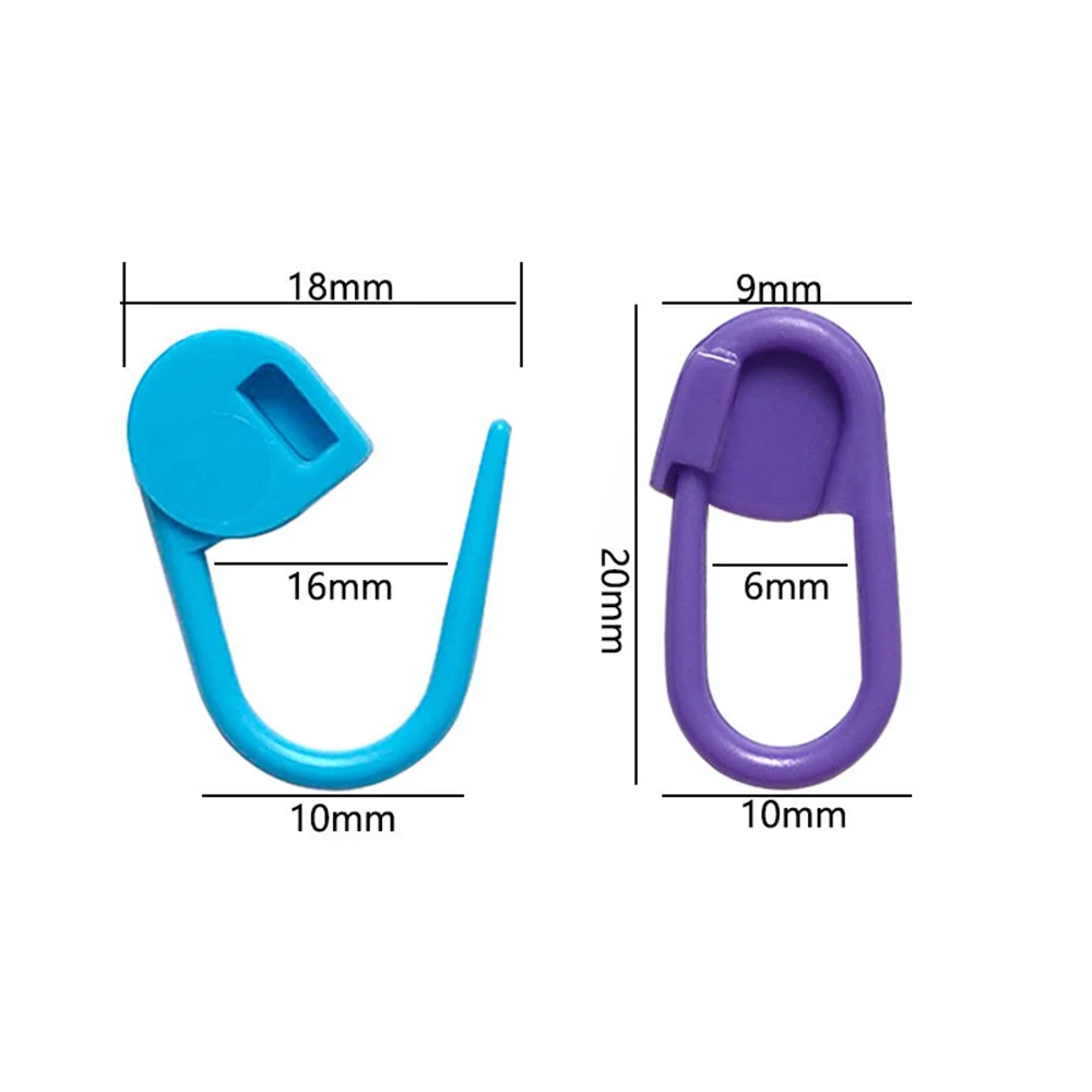 50/500 шт. цветные пластиковые булавки для вязания