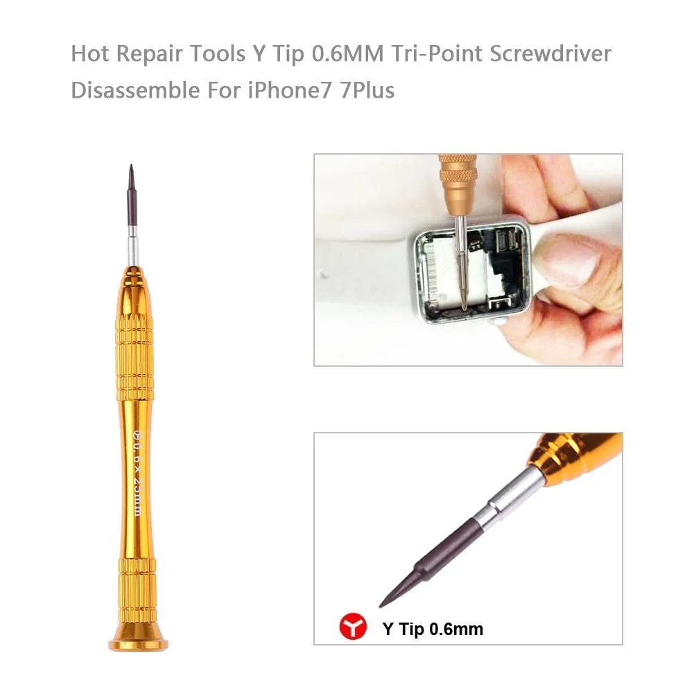 mobile phone repair tools y tip 0 6mm tri wing screwdriver disassemble tool for iphone apple watch repair tool free global shipping