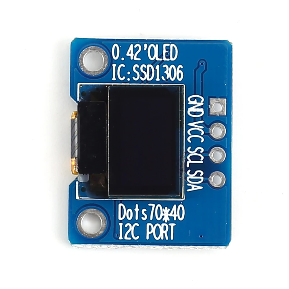 Oled-дисплей 0,42 дюймов I2C IIC 72x40 белый SSD1306 драйвер 72*40 3,3 В