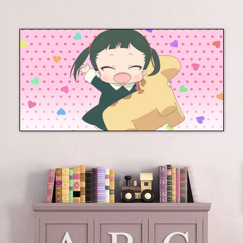 

Pink Kawaii Baby Room Anime Poster And Prints School Babysitter Print Canvas Painting Cute Girl Home Decoration Wall Art Picture