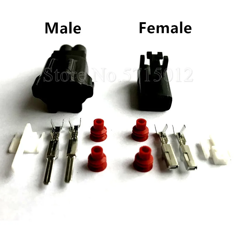 2 отверстия автомобильный водонепроницаемый электрический соединитель жгут