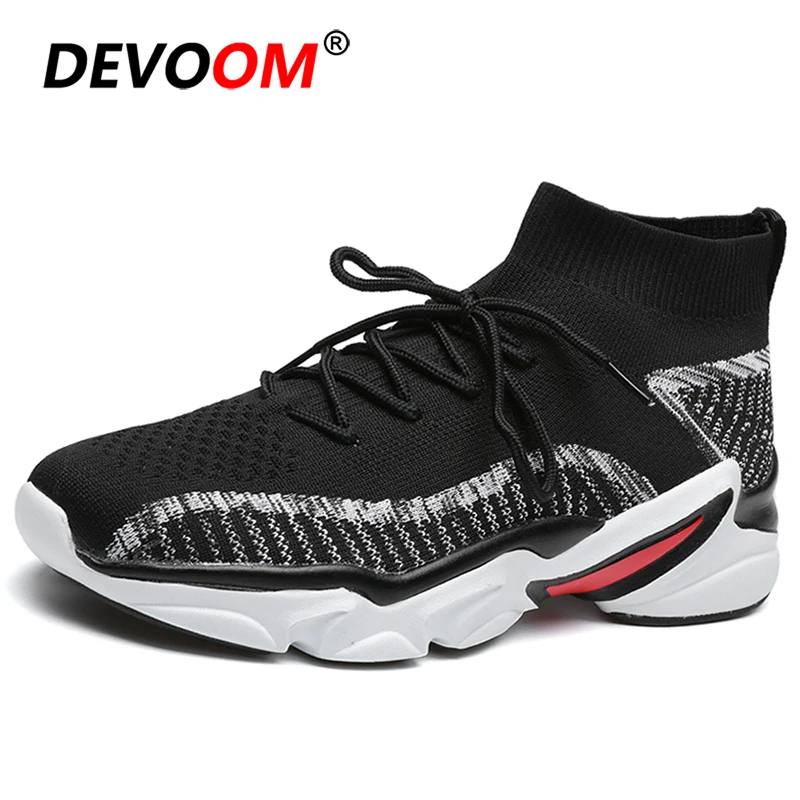 Новинка Высокие кроссовки для бега на открытом воздухе мужские женские носки