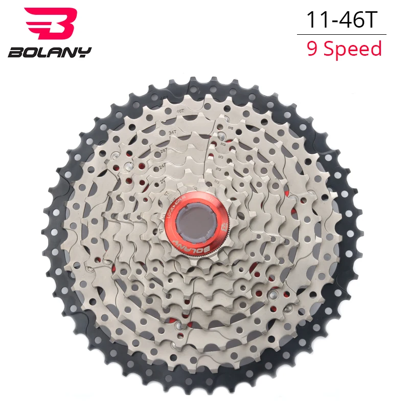 BOLANY 9 27S 11-46T односкоростные горные велосипеды Mtb широкоугольные велосипедные кассетные запчасти звездочки