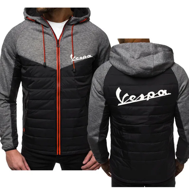 

New Autumn Winter New Fashion Hoody Vespa Printing Men Hoodies Sweatshirts Casual Hooded Sportswear Jacket Coat X5