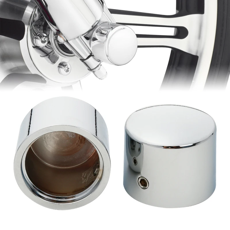 Мотоциклетная хромированная крышка передней оси гайки болт для Harley Touring Softail Road