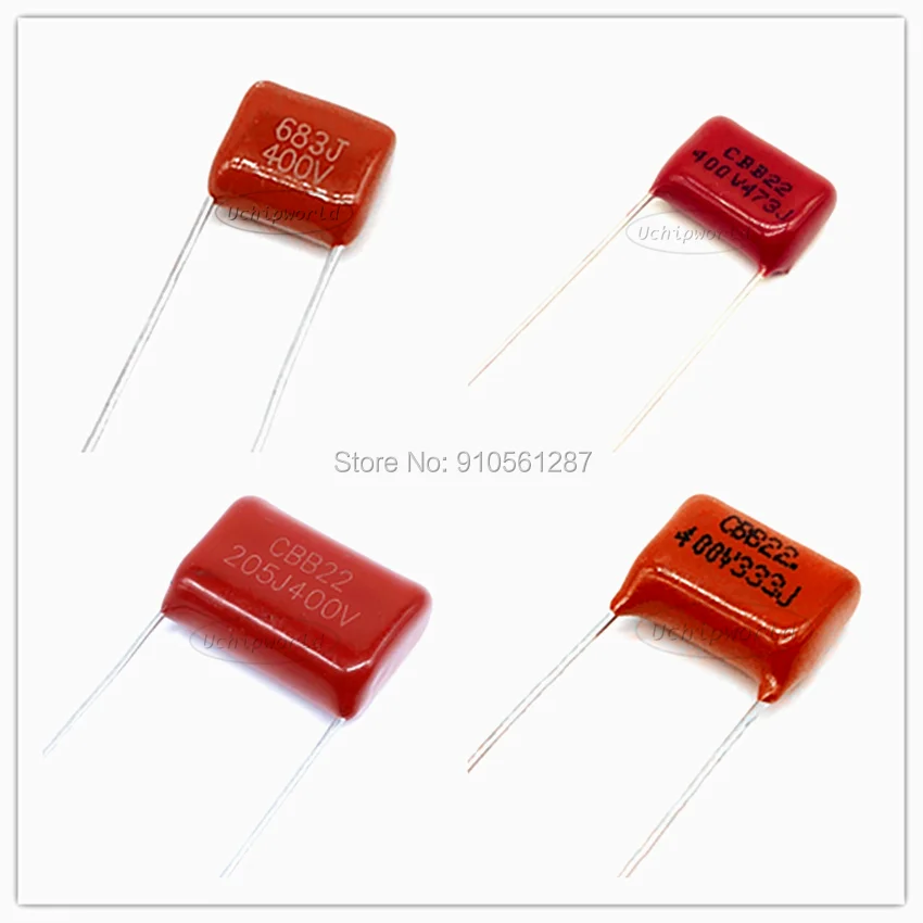 Пленочный Конденсатор CBB шаг 10 мм 400 в 103 104 153 154 223 224 274 333 334 473 474 564 683 J 10NF 15NF 22NF 270NF 33NF