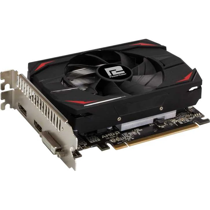 Видеокарта POWERCOLOR AMD Radeon RX 550 AXRX 2GBD5-DH 2ГБ GDDR5 Ret | Компьютеры и офис