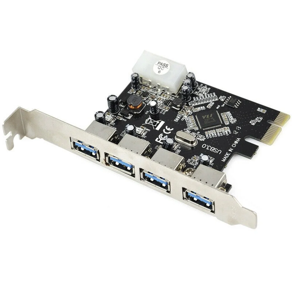 

PCI Express 4 Порты и разъёмы USB 3,0 Hub адаптер карты контроллера Чипсет высокое качество