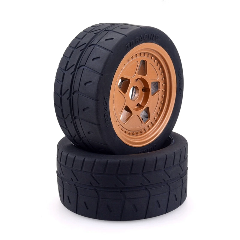 

ZD 4Pcs 109X51mm Wheel Tires Tyre 17mm Hex for 1/7 ZD Racing EX-07 EX07 Arrma Infraction Felony RC Car Upgrade Parts