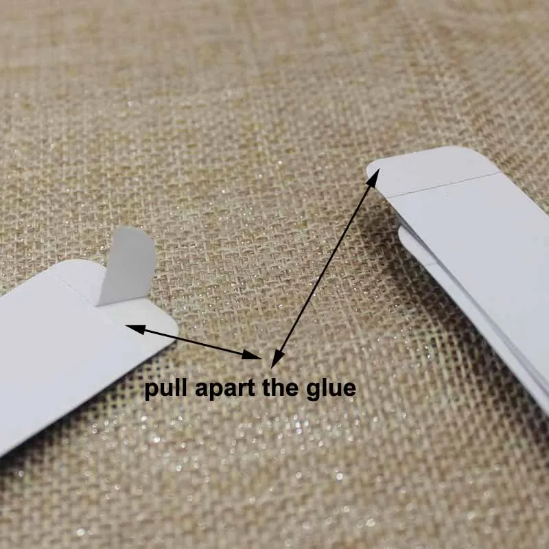 1000 шт Индивидуальные печатные глянцевые ламинированные белые бумажные этикетки