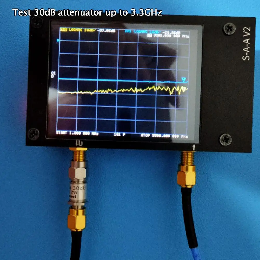 

Векторный анализатор сети NanoVNA V2 3GH, пресс-экран, Hf Vhf Uhf Uv 50 кгц-3 ГГц, анализатор антенны с зарядкой от USB