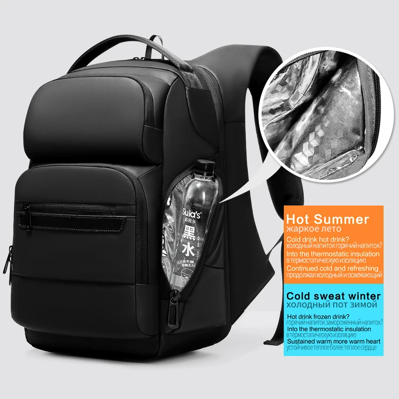 Рюкзак EURCOOL мужской для ноутбука 15 6 дюйма многофункциональная вместительная