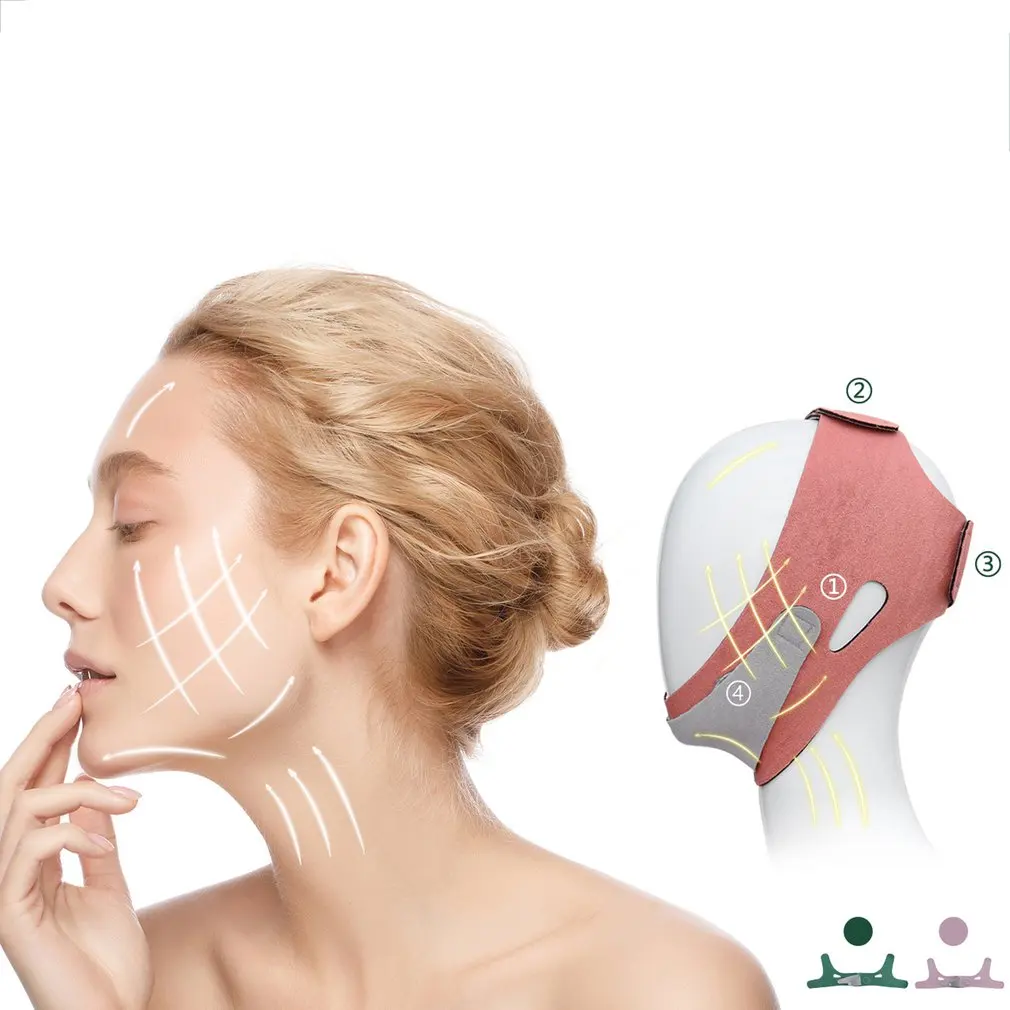 

Silicone V Face With V Face Gadgets Pull Pattern Firming Small V Face Bandage Face Slimming Face With Double Chin