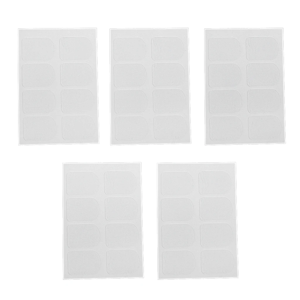 

40Pcs Alto/Tenor Sax Transparent Rubber Tooth Pad Cushions For Beginners Gifts