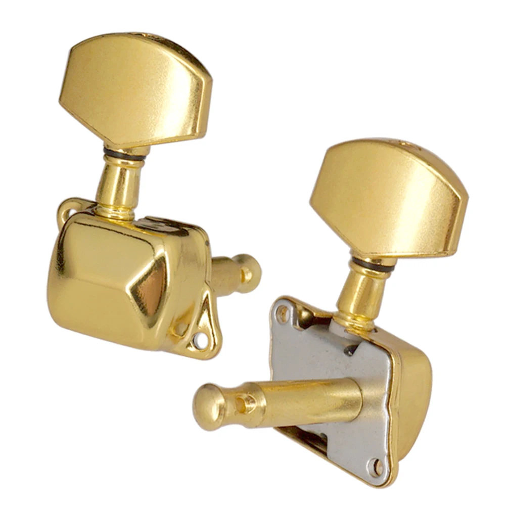 

6x машинные головки тюнеры аксессуары для ключей колышки для настройки струн гитары полузакрытый тюнер машинные головки для акустической г...