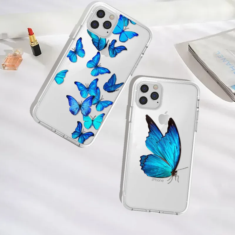 

Мультяшный прозрачный мягкий противоударный чехол vстра для Iphone 12 13 Mini 11 Pro Max Xs Max XR X 6S 7 8 Plus Se Милая оболочка