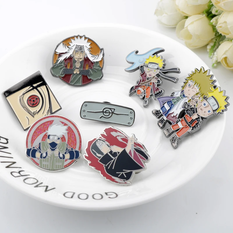 

Anime Cosplay Brooch Prop Costumes Metal Enamel Pin Men Lapel Badge Accessories