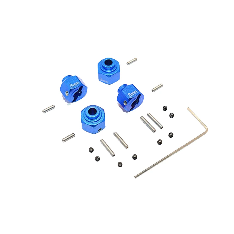 

GPM ALUMINIUM WHEEL HEX (+2MM) For AXIAL YETI SCORE AX90068 RC Upgrade