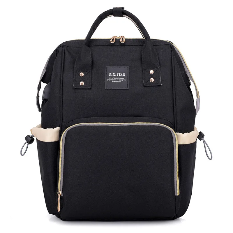 Mochila land mommy Сумка для беременных USB рюкзак Детская сумка для подгузников большой дорожный рюкзак детский Органайзер коляска сумка для кормления - Цвет: black