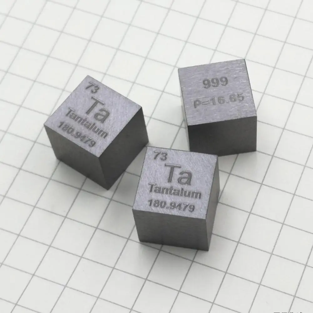 

10mm Ta99.99% Tantalum Ta Cube Periodic Table Of Elements Cube Hand Made Science Educational DIY Crafts Display