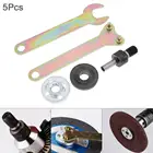 5 шт. 6 мм 10 мм электрическая дрель, угловая шлифовальная машина, шатун для режущего диска, адаптер для полировального колеса, угловая шлифовальная машина, аксессуары