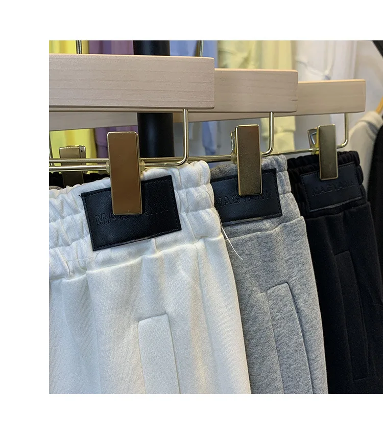 

Casual Women Baggy Sport Pants Autumn Winter,Solid Elastic Waist Joggers Trousers Ladies Long Sweatpants Streetwear