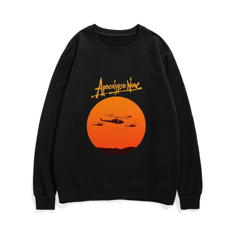 

Hot Sell Apocalypse Now Sweatshirt Man Huey Helicopter Sweatshirts Vietnam War Pullover Men Women Harajuku Round Neck Pullovers
