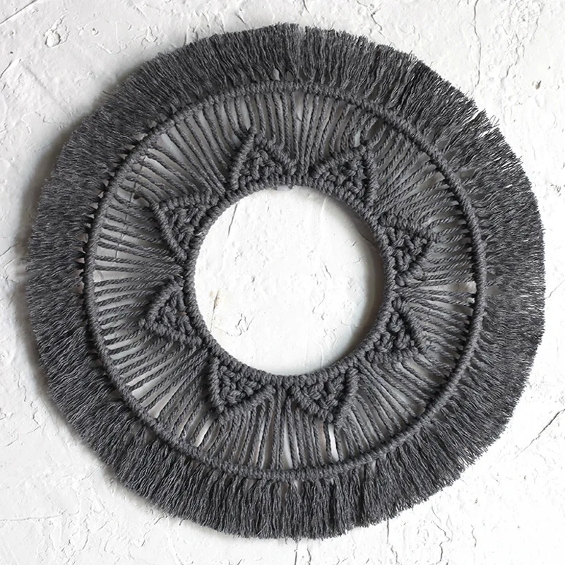 Богемия нордика Настенный декор подвесное зеркало гобелен украшение