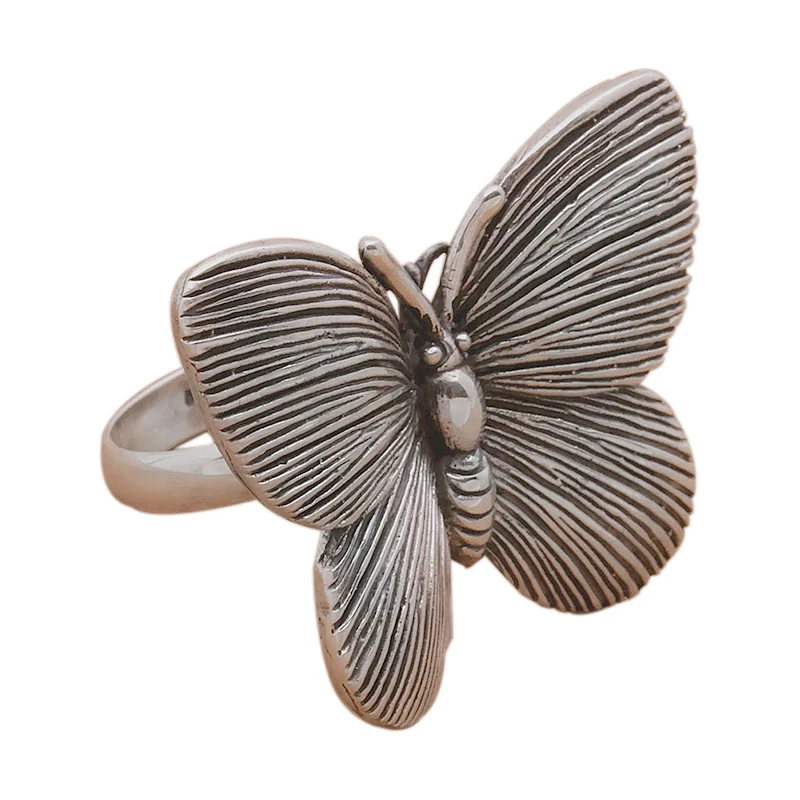 

Retro Big Butterfly Design Women Ring Cute Animal Ring for Women Anniversary Engagement Party Fashion Jewelry Accessories