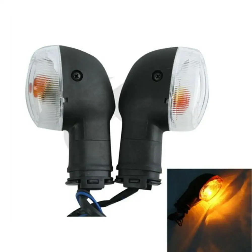 Motorcycle Front/Rear Turn Signal Light Indicator For YAMAHA YZF R1 R6 FZ1 FZ6 XJ6 Clear/Orange |