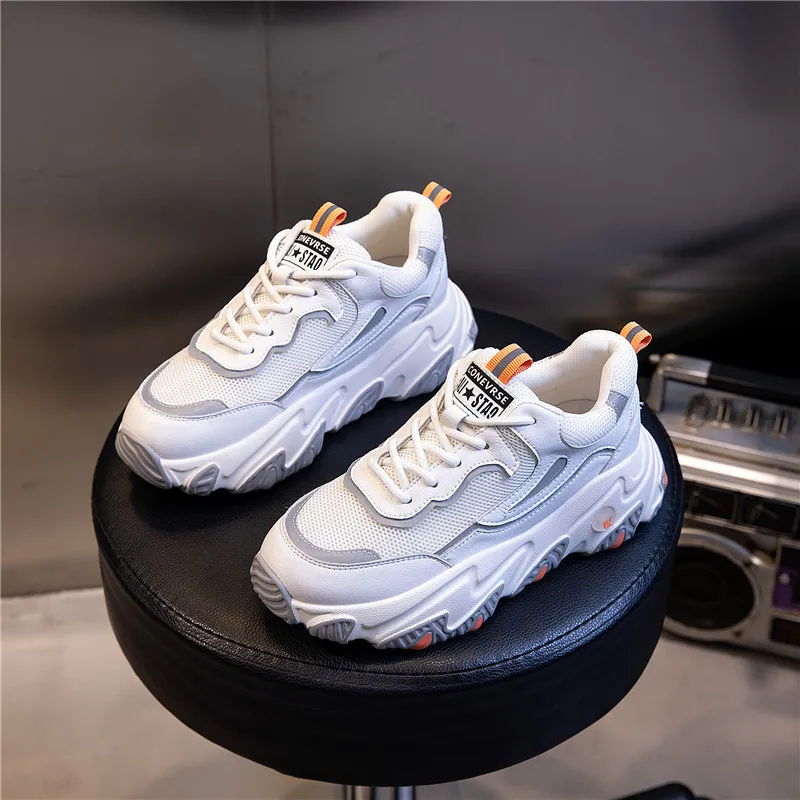 Туфли женские на осень и зиму новинка 2020 повседневные спортивные туфли толстой