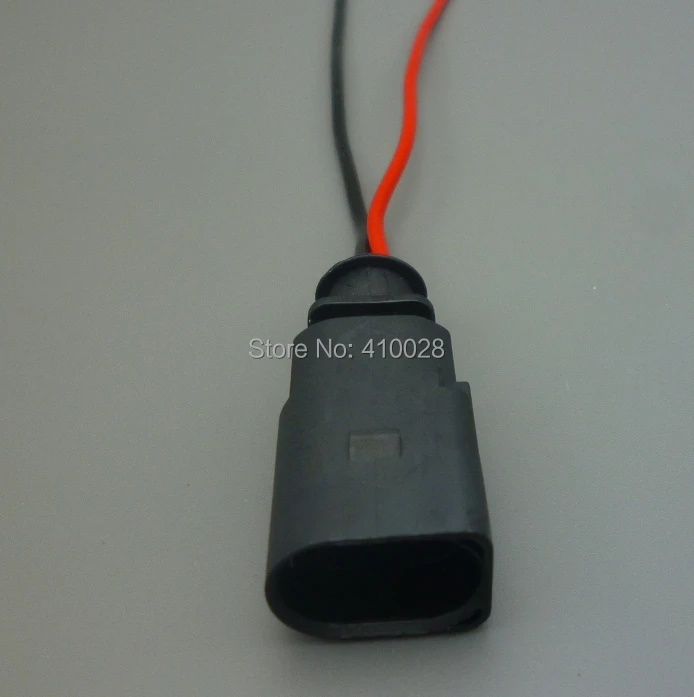 shhworldsea 2Pin Auto 1J 0973702   1J0 973 702 Разъем датчика Электрическая вилка 1J 0973802   Для AUDI VW Skoda VAG Group 1J0 973 802