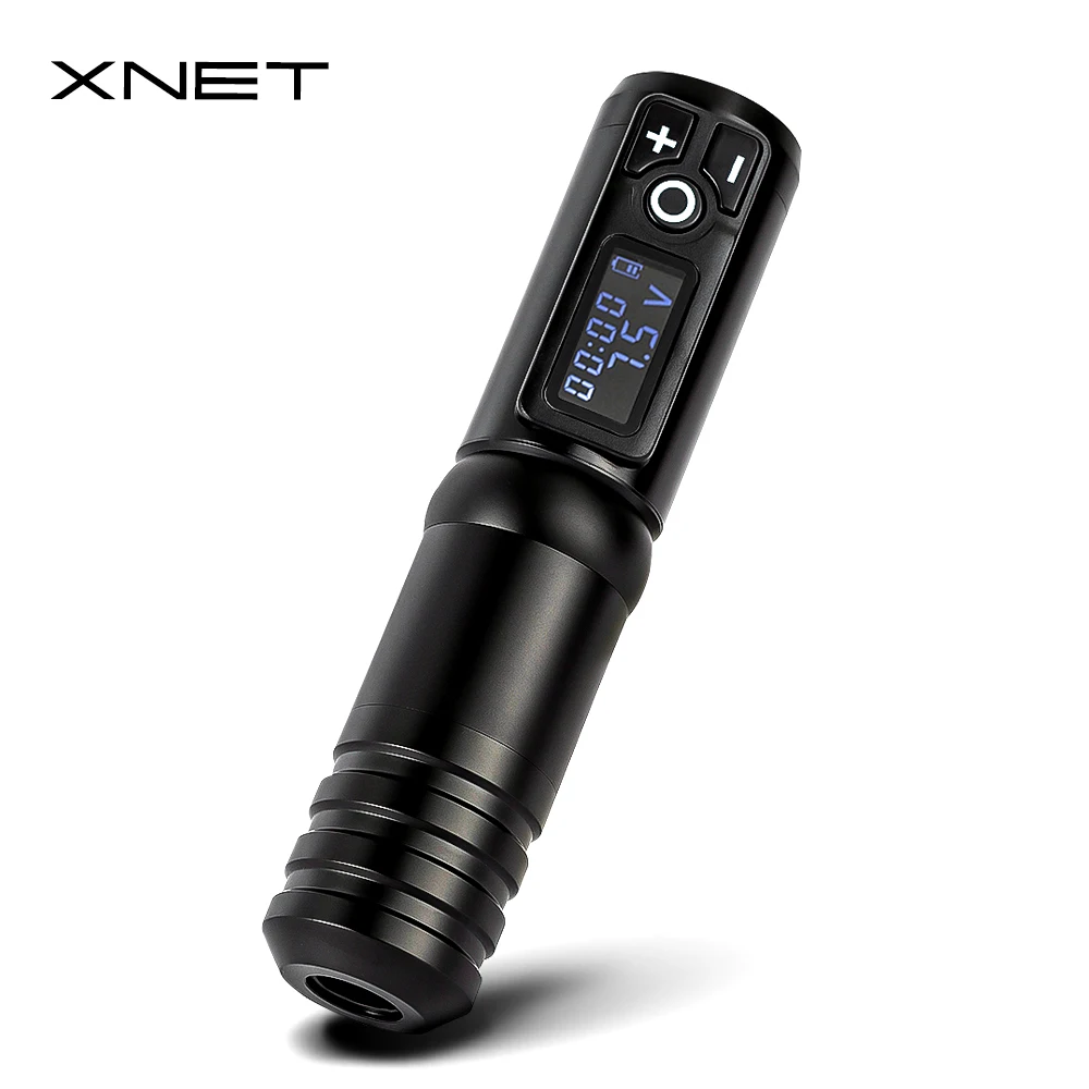 XNET Flash Wireless Tattoo Pen Machine Battery Portable Coreless Motor Digital LED Display Fast Charging for Artist Body