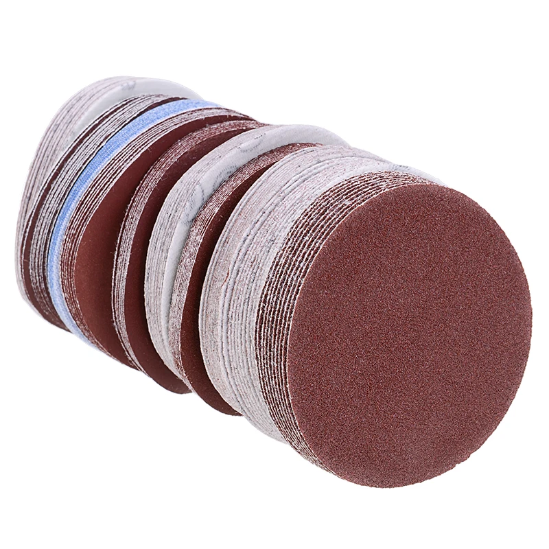 100 шт. 75 мм 3 дюймовые шлифовальные диски круглые полировальные листы наждачная
