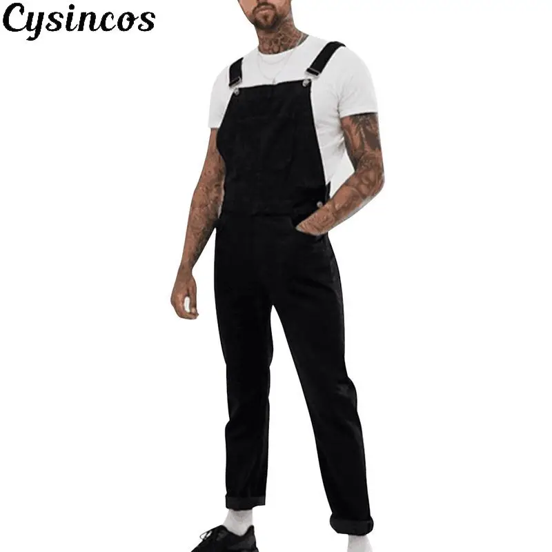 CYSINCOS новые модные мужские рваные джинсы комбинезоны Hi Street потертые джинсовые для