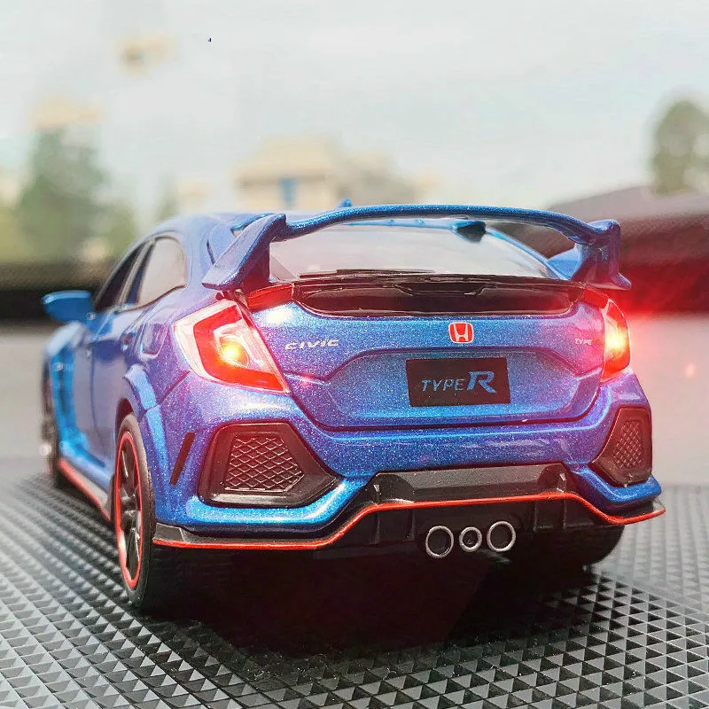 Car Interior Decoration 1:32 Honda Civic Alloy Model Luxury Instrument Panel Suit For Children Gift Accessory | Автомобили и