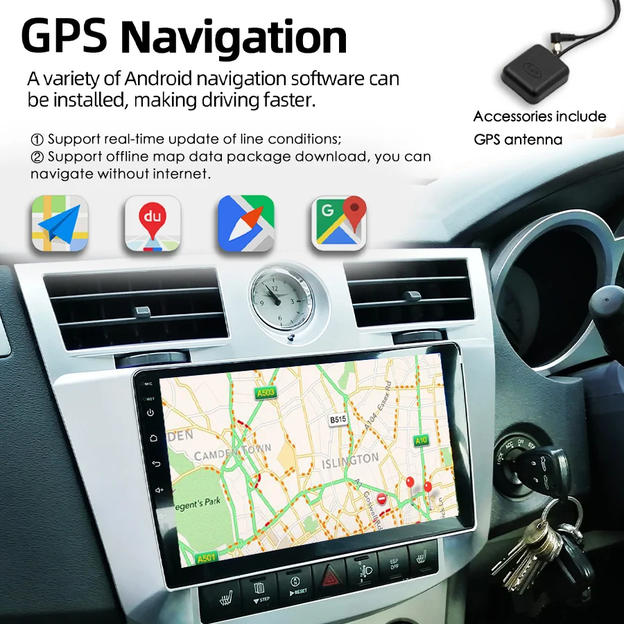 Android Stereo For 2007-2010 Chrysler Sebring 3 JS 2008 Car Multimedia Player Navigation Auto Radio Head Unit | Автомобили и