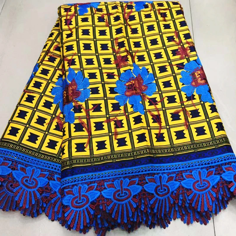 Hoge Kwaliteit воск Nieuwe Collectie Ankara воск Kant Stof Afrikaanse Borduurwerk Nederlandse Met гипюр Kant Stof Stuur бесплатно