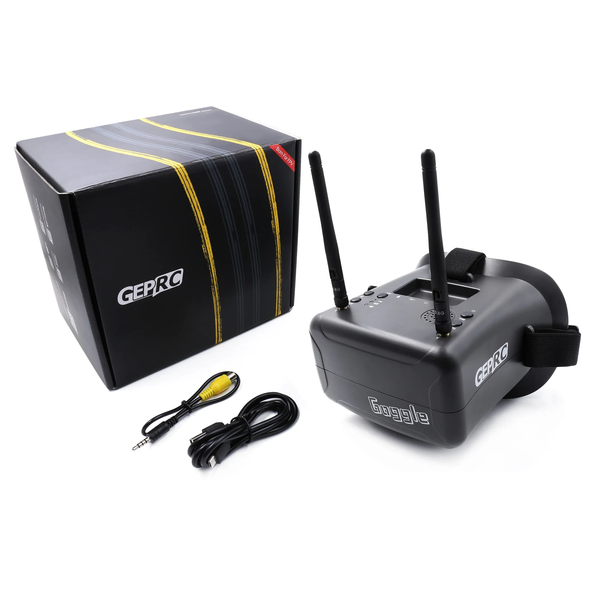 Видеорегистратор GEPRC VRG1 5 8 ГГц 40 каналов 4 3 дюйма 800x480 съемный видеорегистратор