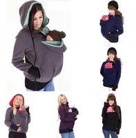 autumn winter women coat three in one detachable baby sleeping bag plus size baby carrier pregnant hoodies jacket