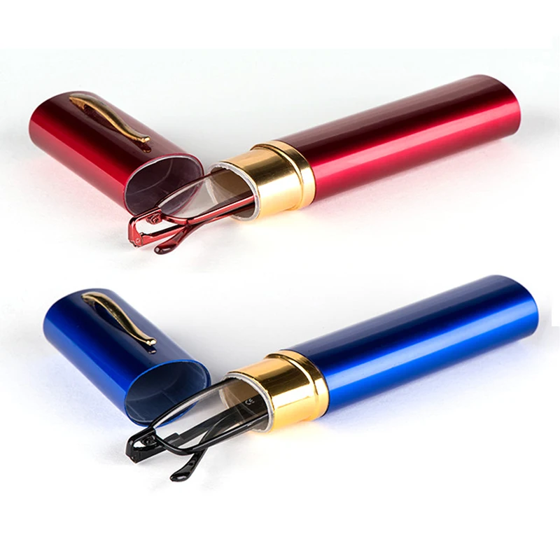 Портативные очки для чтения с держателем ручки мужские и женские Мини защитой от